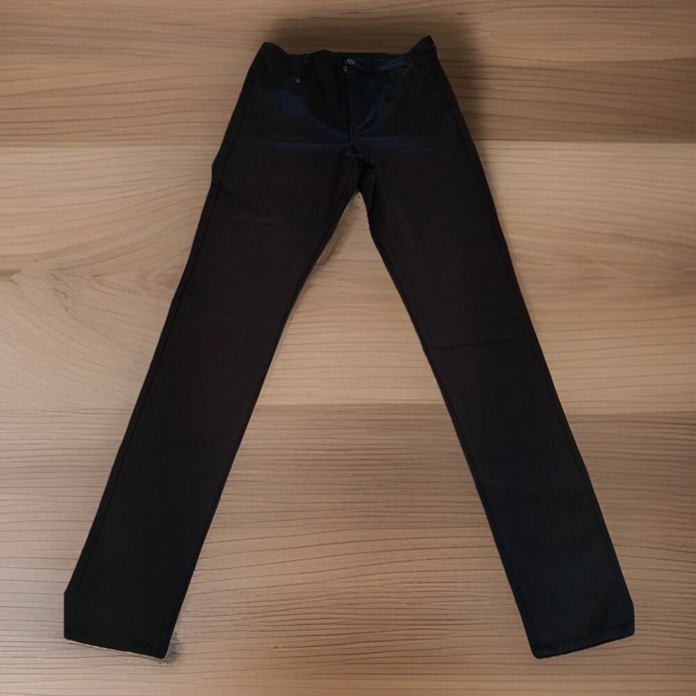 H&M &DENIM Women's High Waist Jeggings Black Skinny Stretch Jeans Size 30/30
